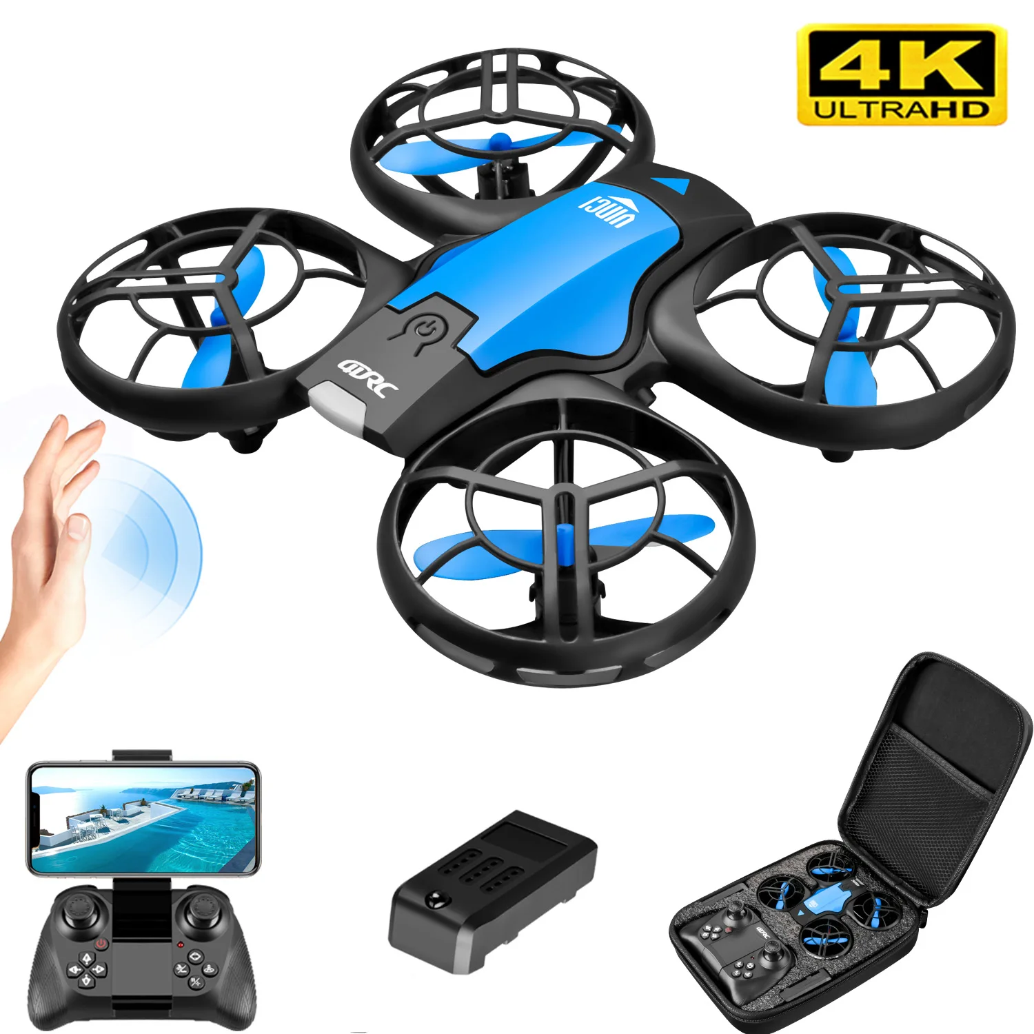 V8 New Mini Drone 4K Professio - Drone Battery Box recension och pris