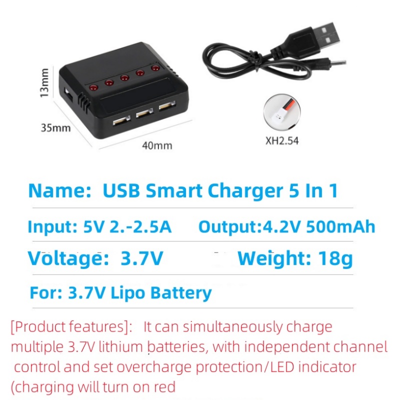 Syma X5HW X5HC X5C X5SW 3.7V 5 - Drone Battery Plate recension och pris