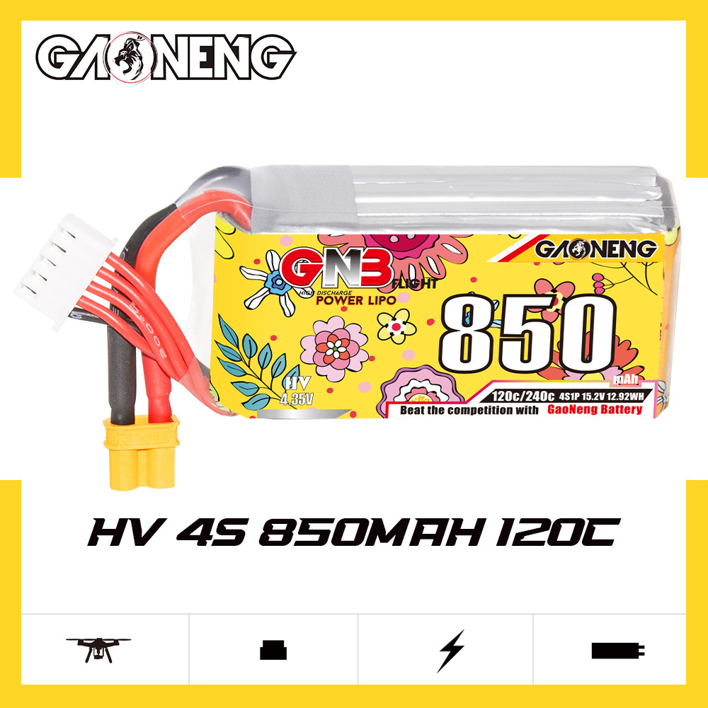 Upgraded GNB 4S 15.2V 850mAh L - Drone Battery Balance Charger recension och pris