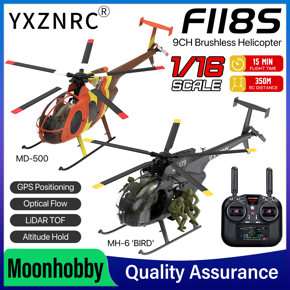 YUXIANG F118S RC Helicopter MH - Drone Battery 4S recension och pris