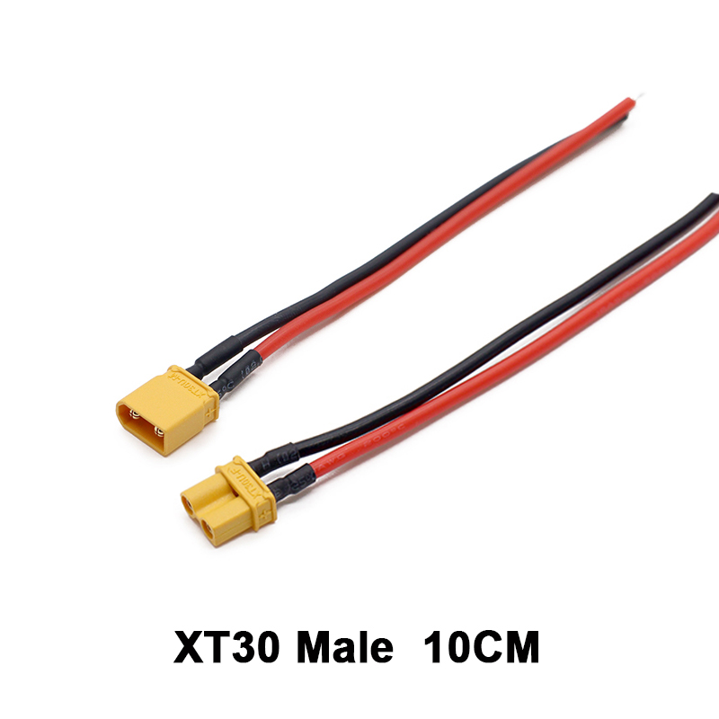 XT30 Pigtail Plug Male and Fem - Drone Battery Balance Charger recension och pris