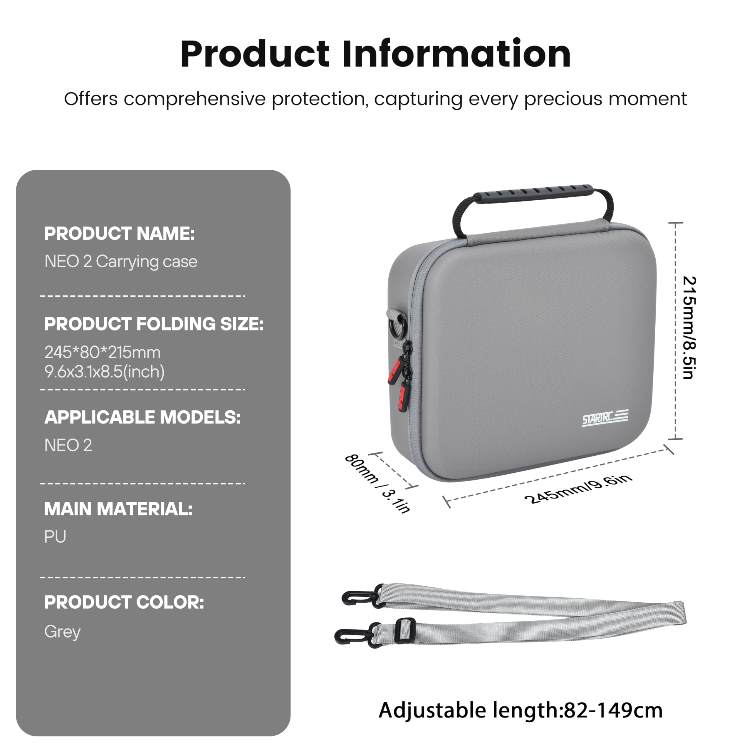 Neo 2 Portable PU Shoulder Bag - Drone Battery Bag recension och pris